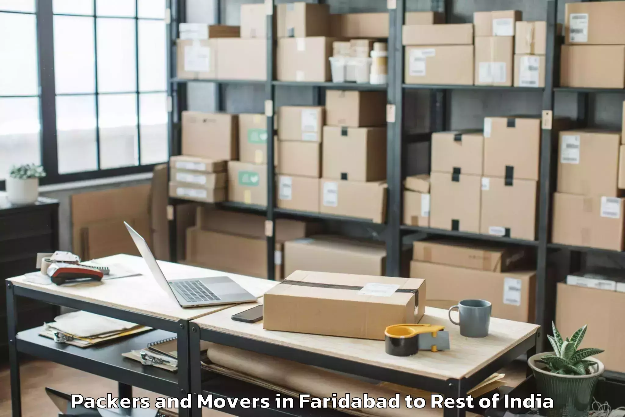 Affordable Faridabad to Nagi Reddypet Packers And Movers